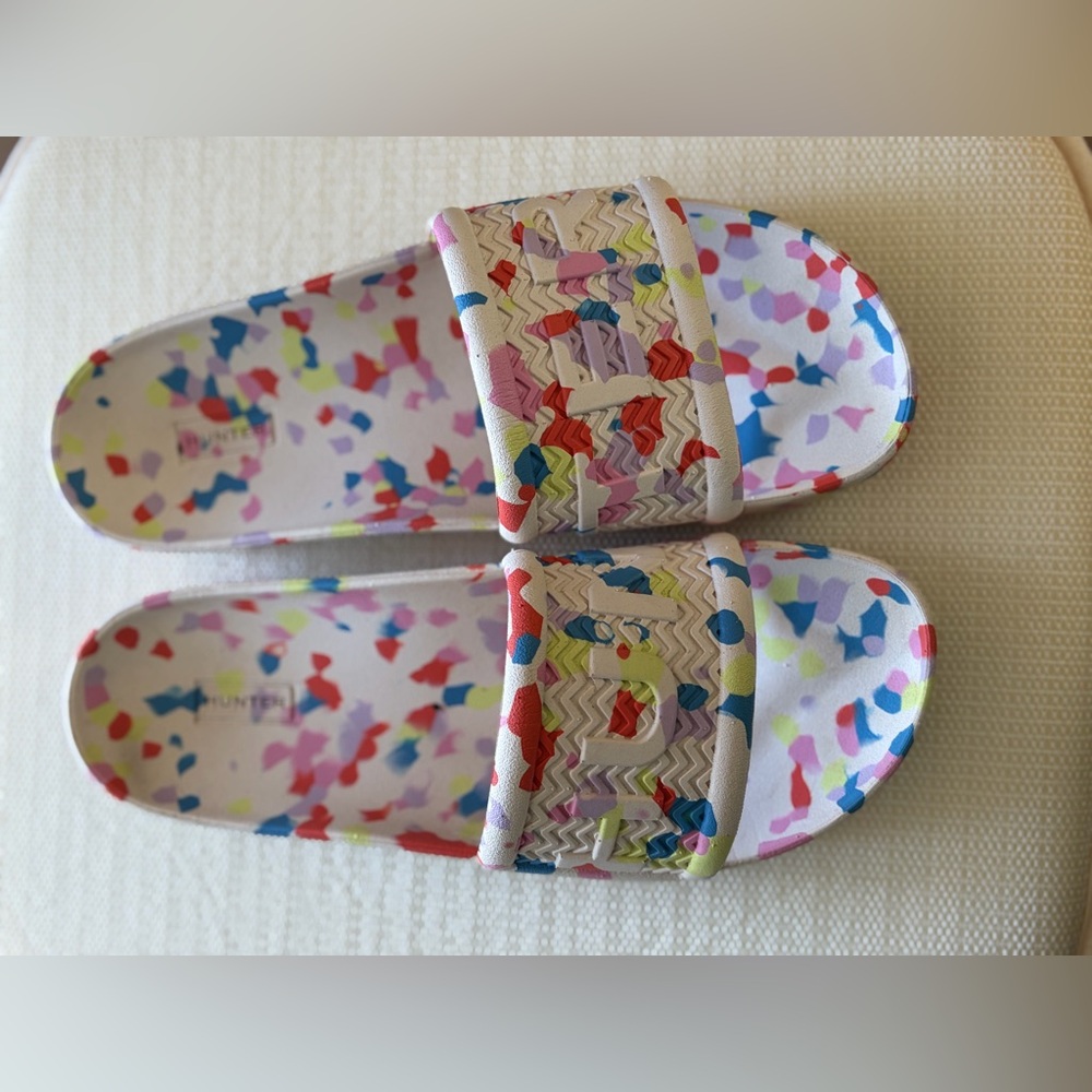 Hunter Multicolor Slide Sandals